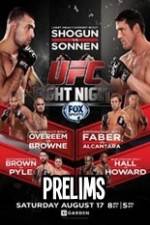 Watch UFC Fight Night 26 Preliminary Fights 0123movies