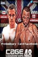 Watch Cage Warriors 48 Preliminary Card Facebook 0123movies